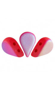 Les perles par Puca® Amos Perlen Opaque coral red ab mat 93200/28701/84100